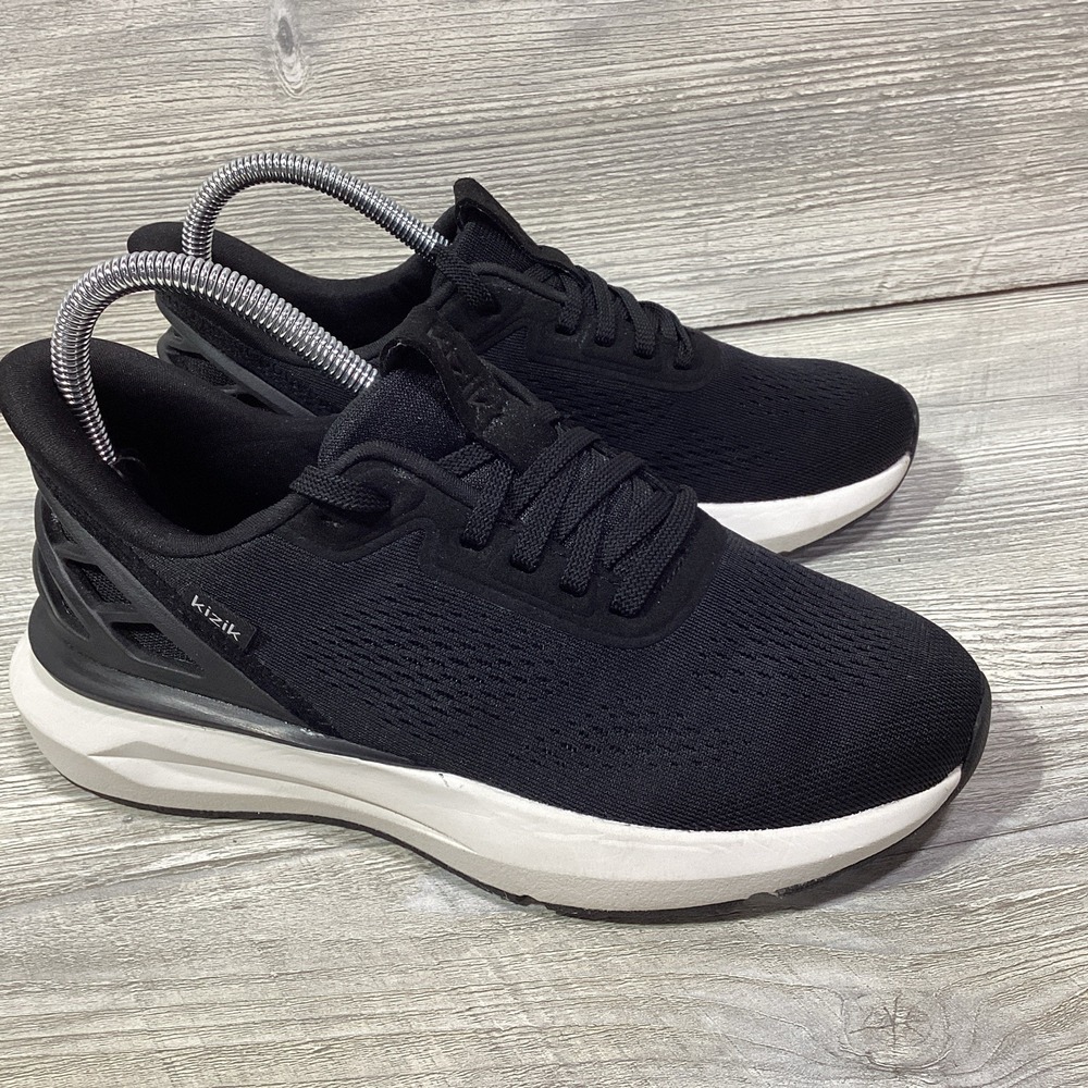KIZIK Women's ATHENS 2 Size 7W WIDE Sneaker Hands Free Black Comfort Shoes